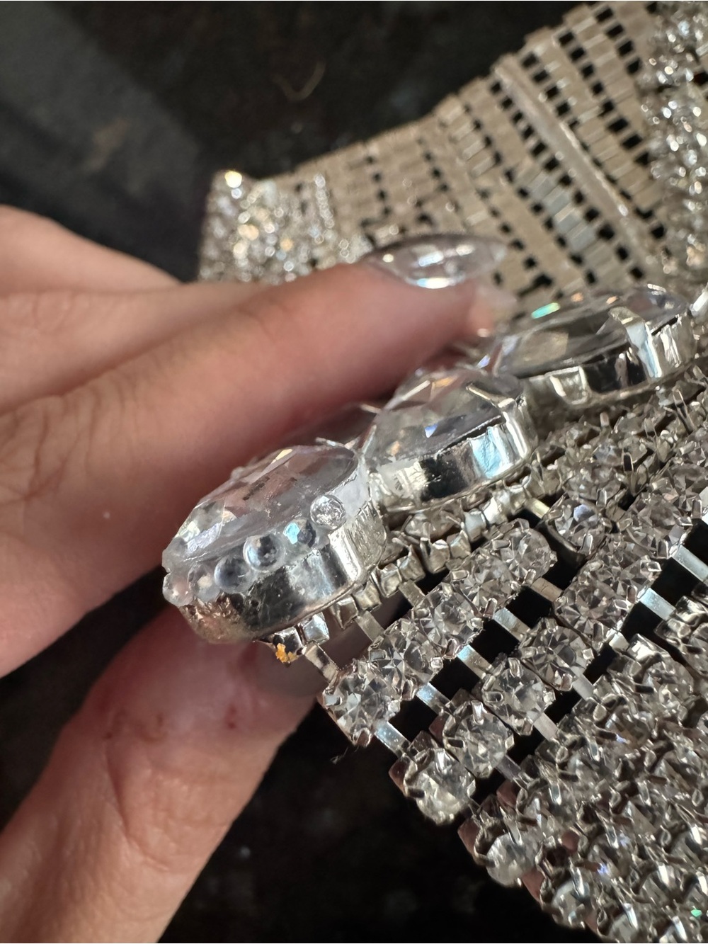 Akira Diamond Rhinestone Body Chain - Picture 7 of 7